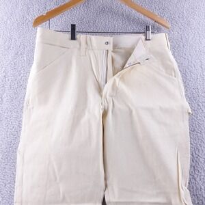 Vintage 60s Sears Work Jeans Union Made Men Size 34x30 Carpenter Pants Deadstock